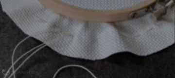 How To: Finish a Cross-stitch in an Embroidery Hoop