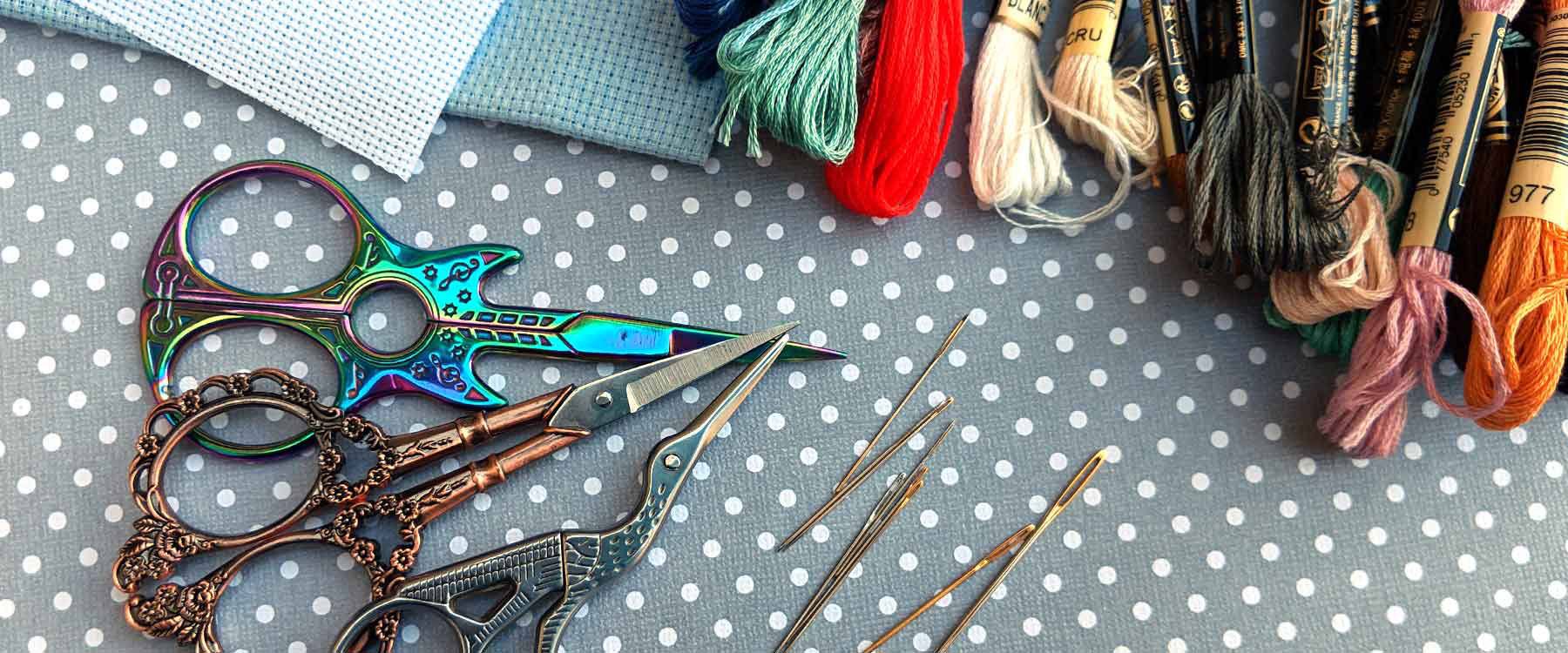 Cheap Small Cross Stitch Scissors Fabric Craft DIY Women Household