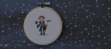 Moira, the sassy, sarcastic scientist is now available to stitch!