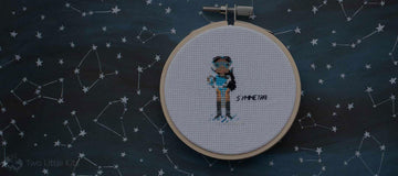 Symmetra cross-stitch pattern now available!