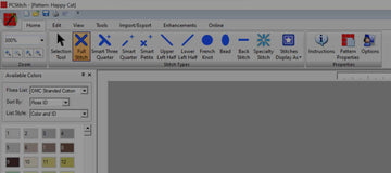 How To - Use The Basics of PCStitch