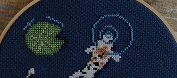 Looking For A New Calming, Easy Cross-Stitch Pattern? Get 'Koi Pond'