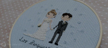Recent Commission - 'Los Sanguinetti Reyes' Stitch People Couple