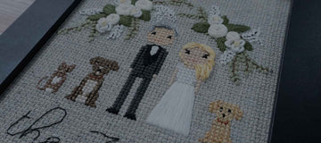 Finished Piece - "The Zeisers" Wedding Portrait