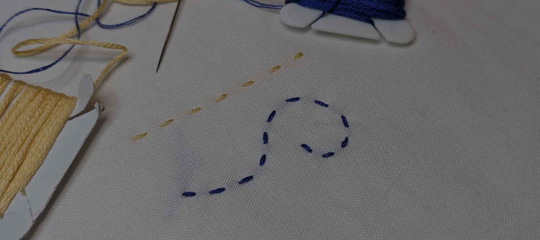 Running Stitch // Hand Embroidery Stitches