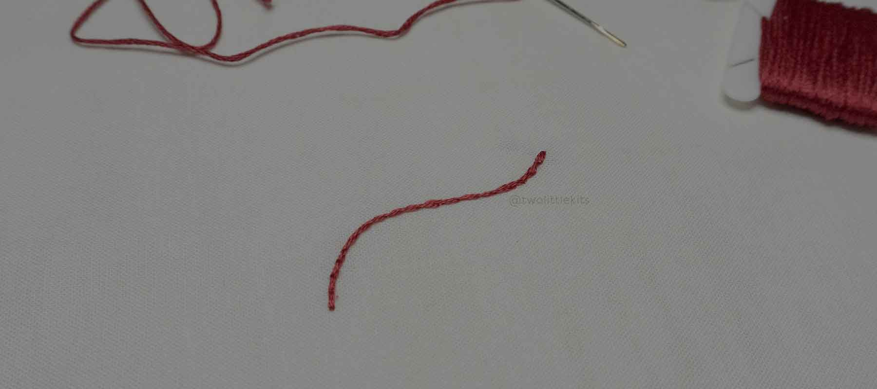 Stem Stitch // Hand Embroidery Stitches