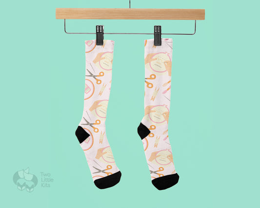 "Embroidery Adventures" - Socks