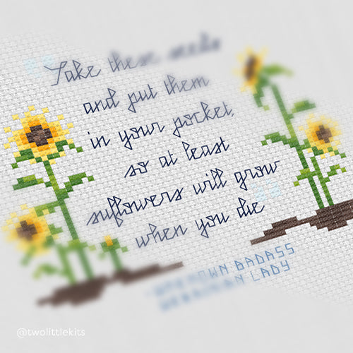"Sunflower Seeds" - Cross-Stitch Pattern
