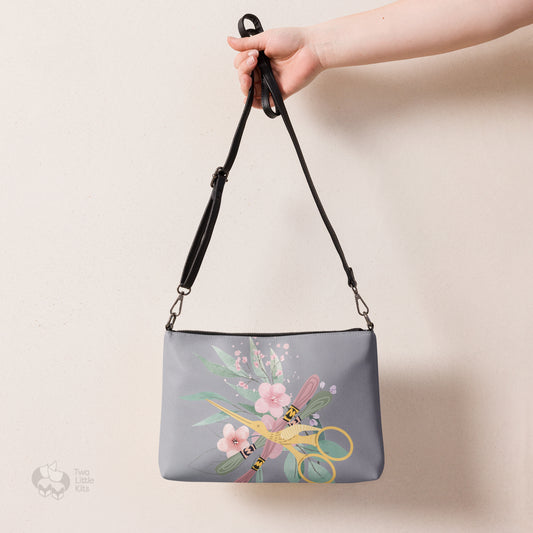 "Stork Scissors" - Clutch-Style Shoulder Bag