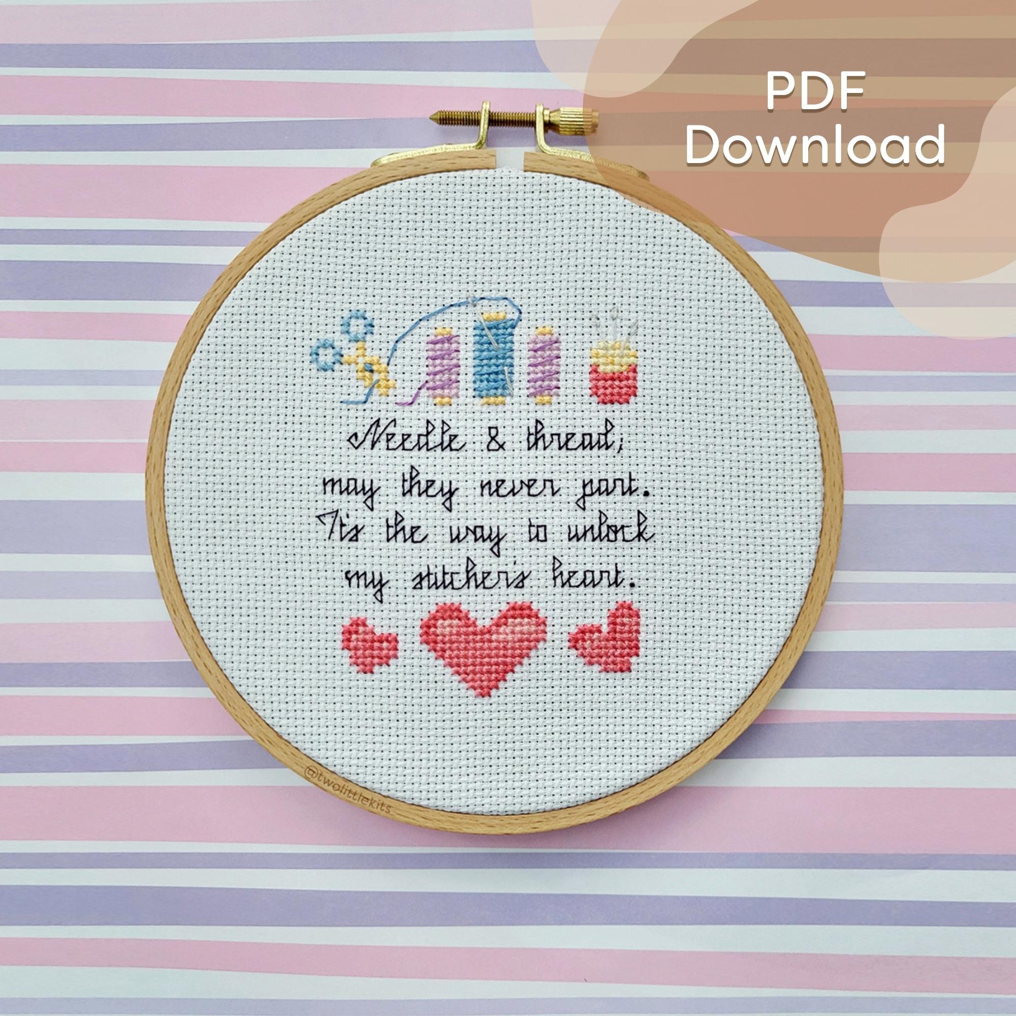 Cross Stitch Patterns Stickers for Sale