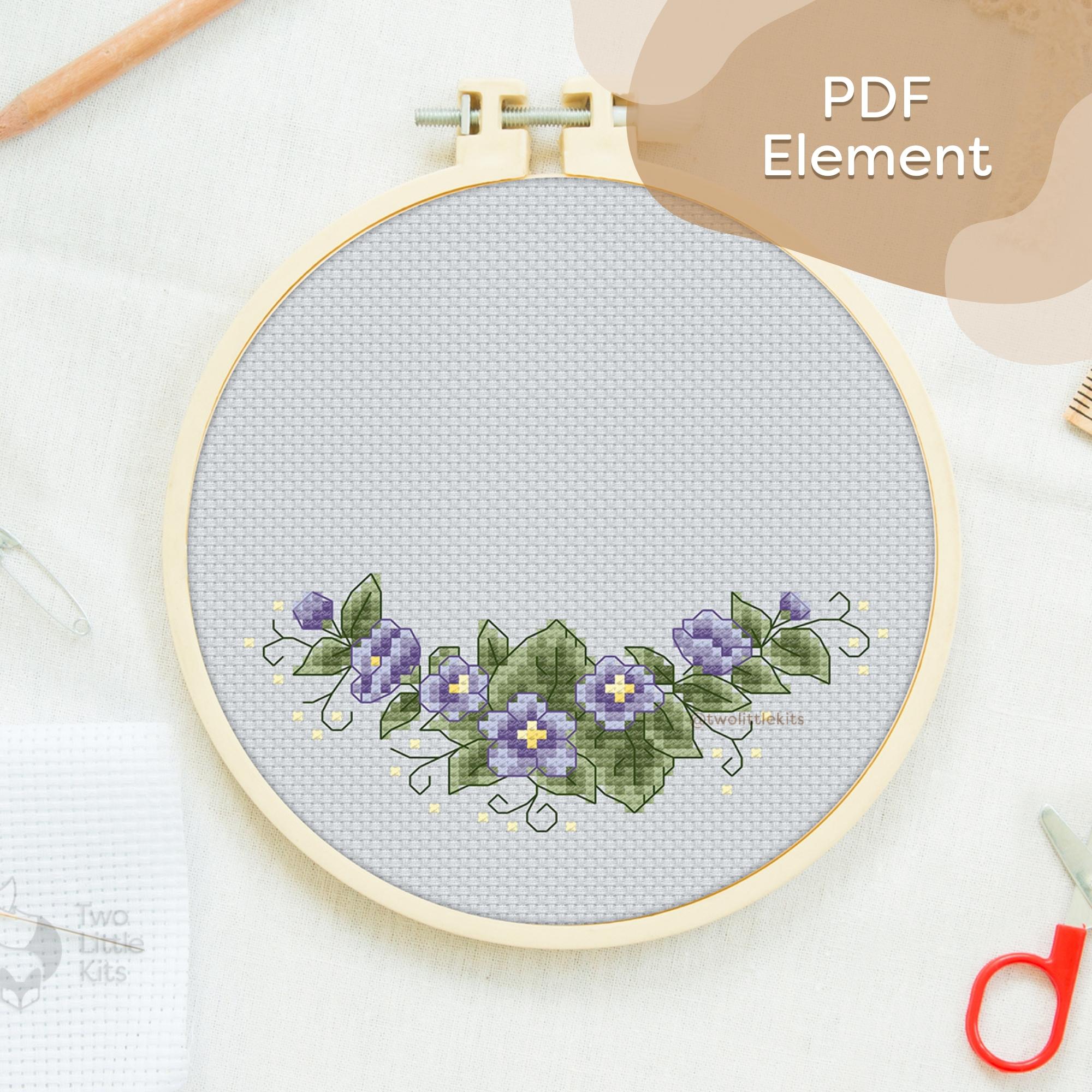 12 Days of Stitchy Ornaments Downloadable PDF Cross Stitch Pattern | Erica  Made Designs