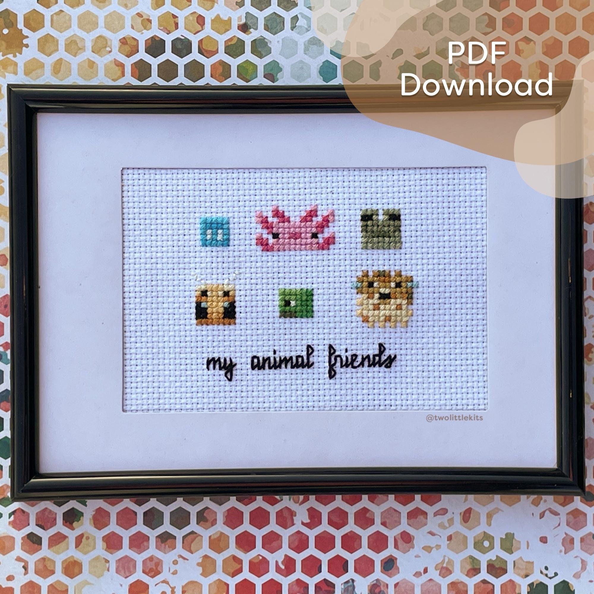 CrossStitch Pattern "Minecraft Friends"