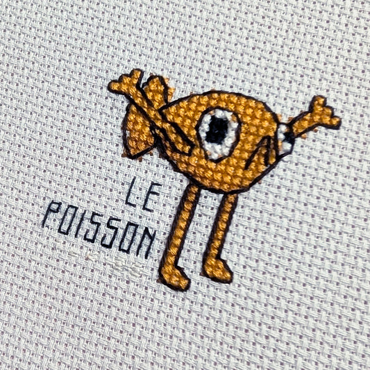 "Le Poisson" - Cross-Stitch Pattern