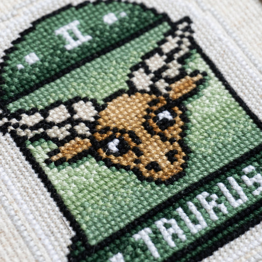 "Zodiac: Taurus" Cross-Stitch Pattern