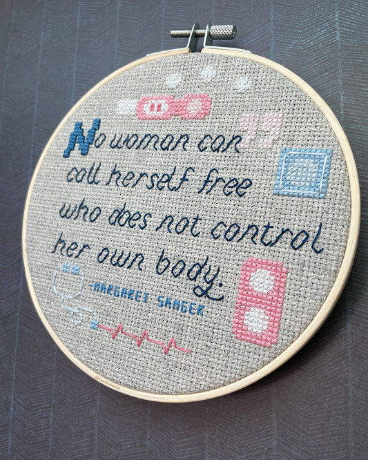 "Pro-Choice" - Cross-Stitch Pattern