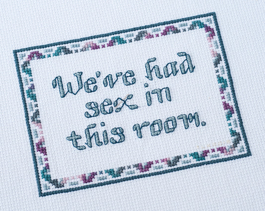 "TMI Sign" - Cross-Stitch Pattern
