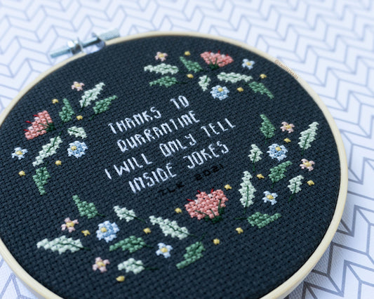 "Inside Jokes" - Cross-Stitch Pattern