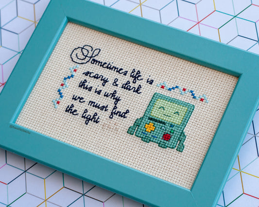 "Find Light" - Cross-Stitch Pattern