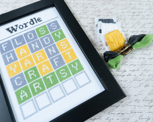 "Word Game" - Cross-Stitch Pattern