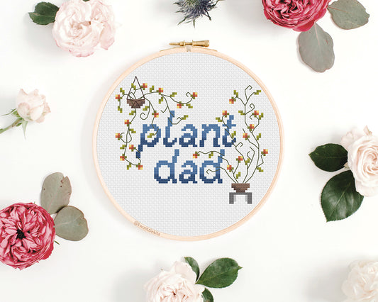 "Plant Parents" - Cross-Stitch Pattern