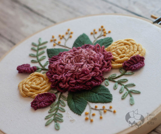 "Simply Florals" - Embroidery PDF Pattern