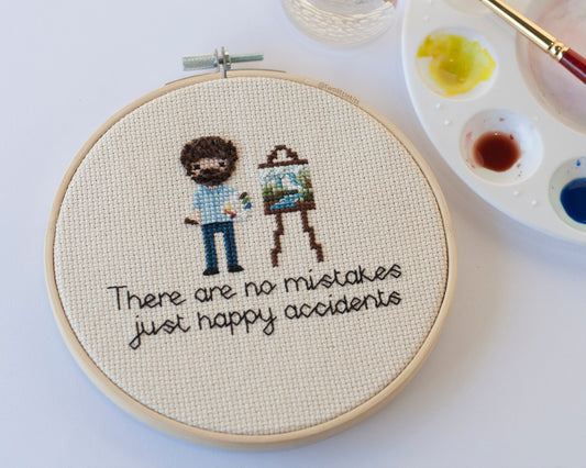 "No Mistakes" - Cross-Stitch Pattern