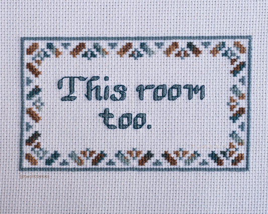 "TMI Extra" - Cross-Stitch Pattern