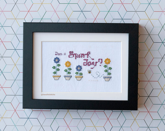 "Spark Joy" - Cross-Stitch Pattern