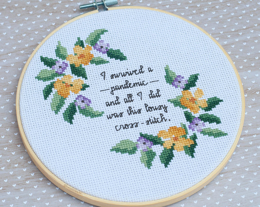 "Lousy Pandemic" - Cross-Stitch Pattern