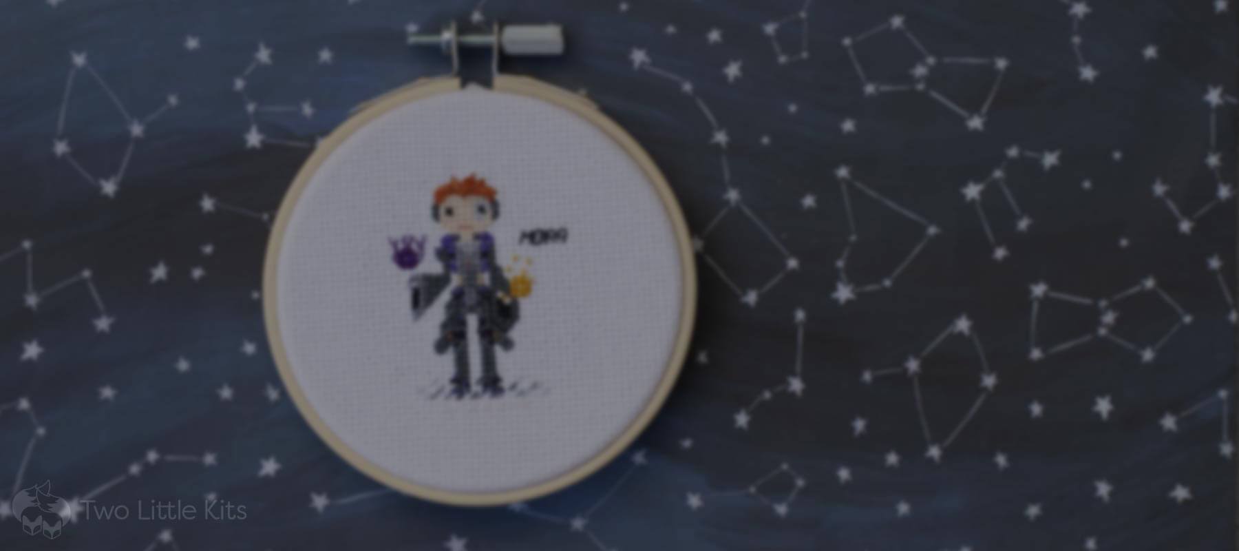 Moira, the sassy, sarcastic scientist is now available to stitch!