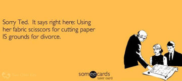 How To - Take Care of Your Fabric Scissors