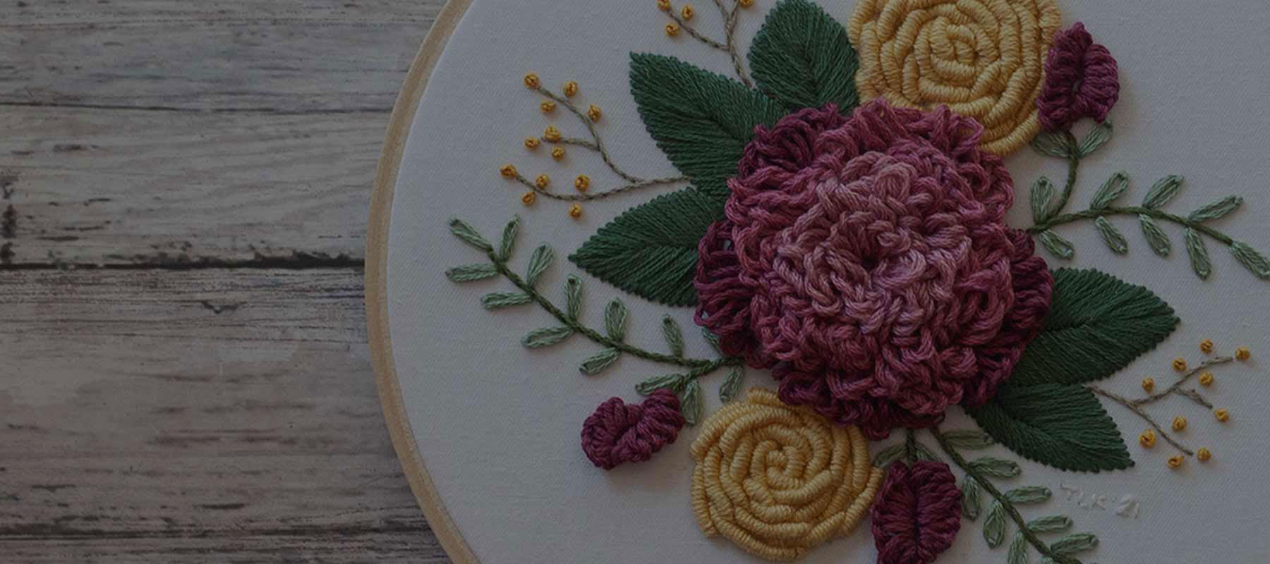 I'm holding my first stitch-along for 'Simply Florals'