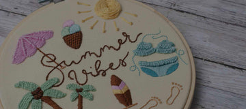 Just in time for the warmer weather - 'Summer Vibes' stitch-along starts today!
