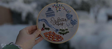 My Current Stitch-along, 'Winter Vibes' is Coming Along Nicely!