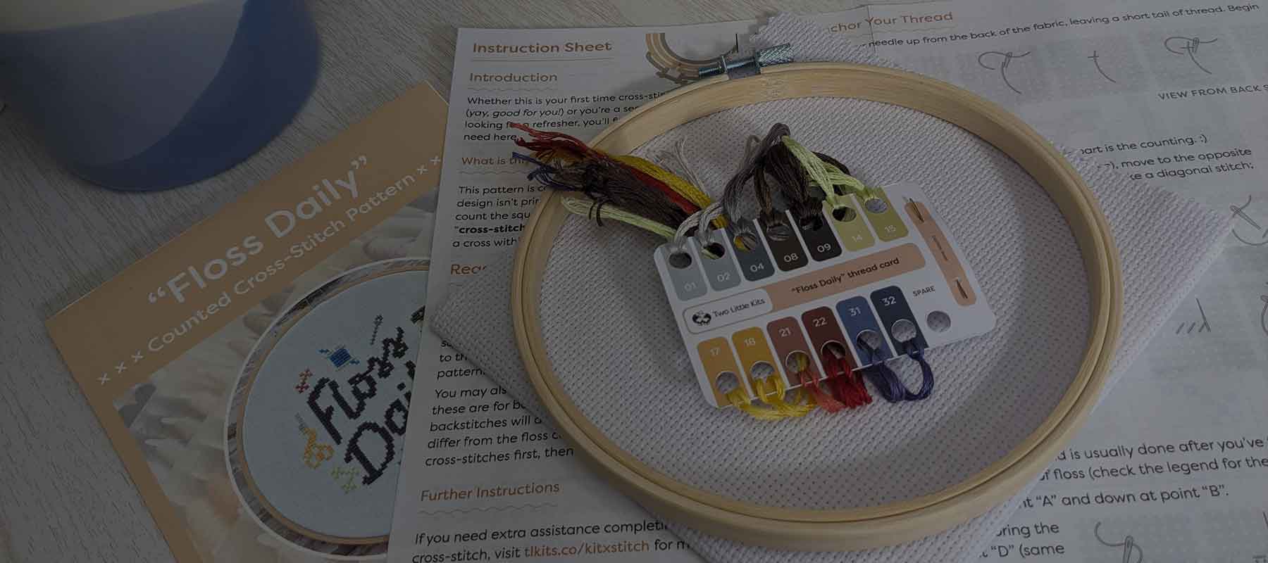 Introducing the “Floss Daily” Cross-Stitch Kits