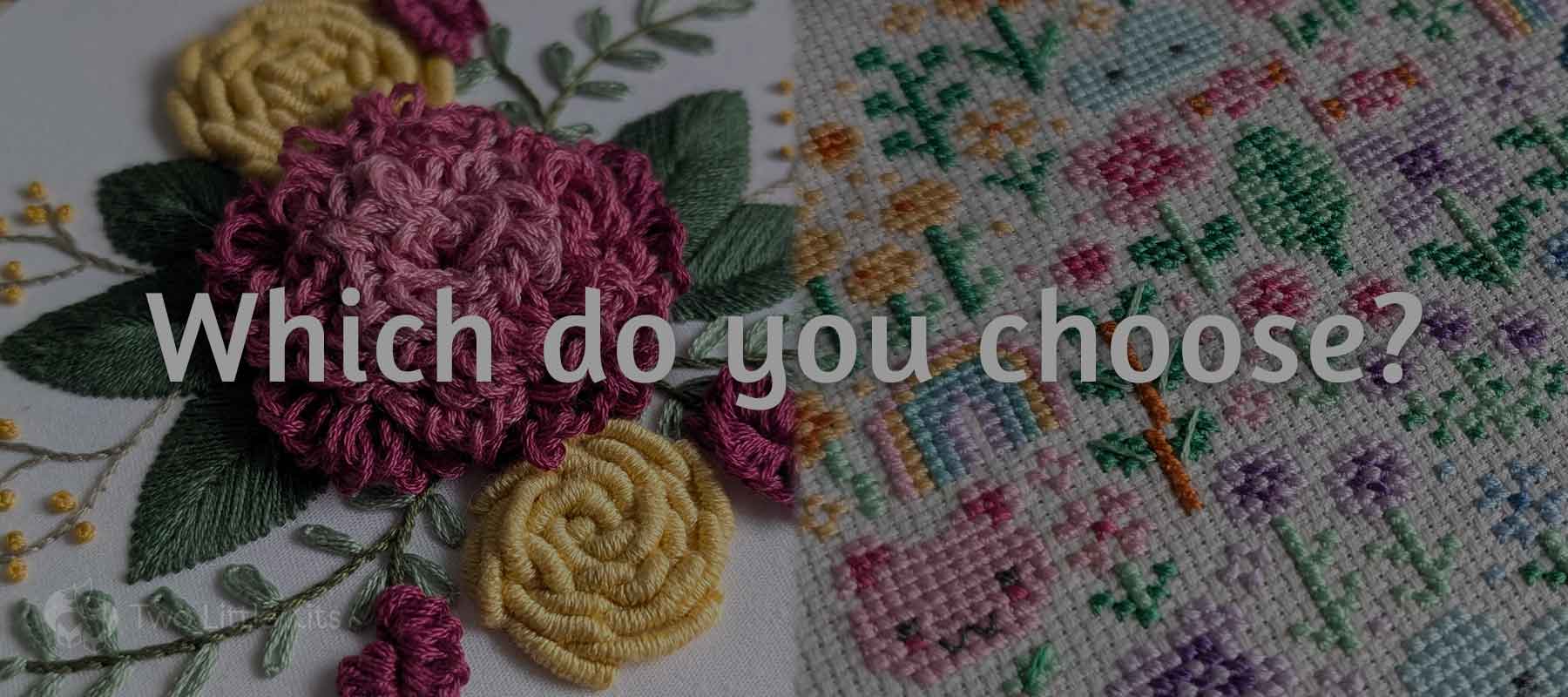 Team Cross-Stitch or Team Embroidery? Cast Your Vote!