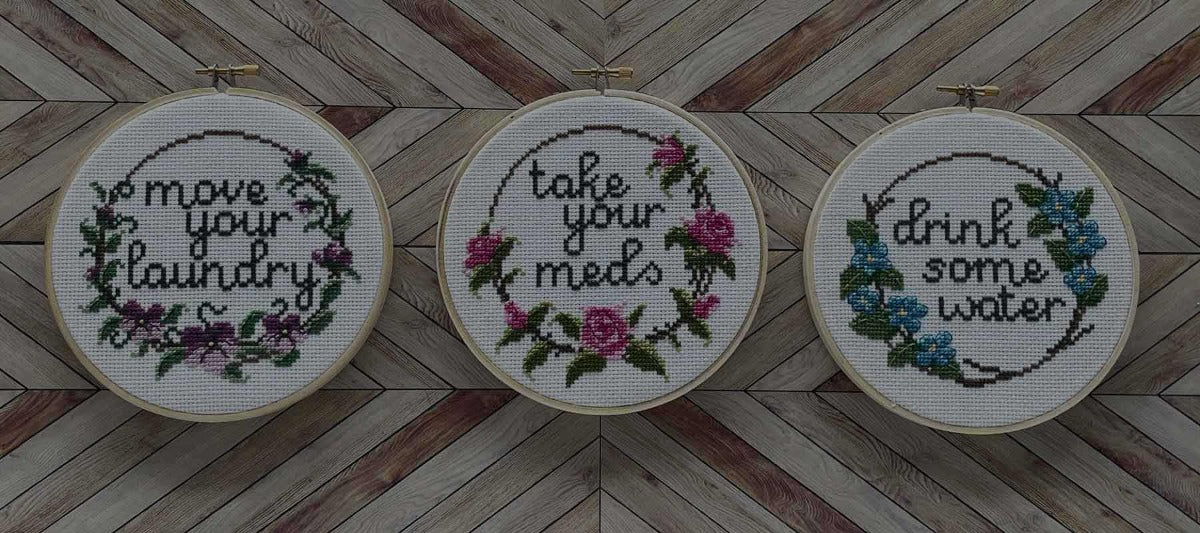 'Adulting is Hard' Cross-Stitch Patterns