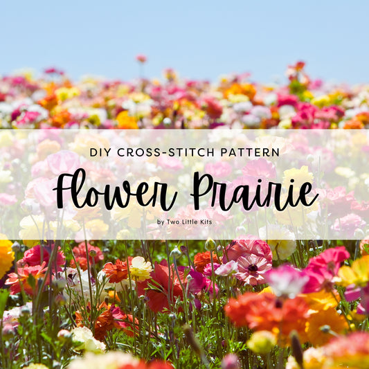 "Flower Prairie" - DIY Cross-Stitch Pattern