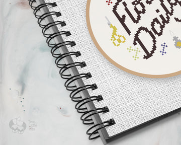 "Floss Daily" - Spiral Notebook