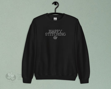 "Happy Stitching" - Unisex Sweatshirt