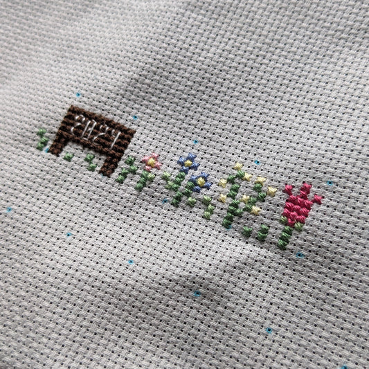 "Flower Field" - DIY Cross-Stitch Pattern
