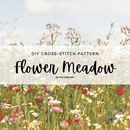"Flower Meadow" - DIY Cross-Stitch Pattern
