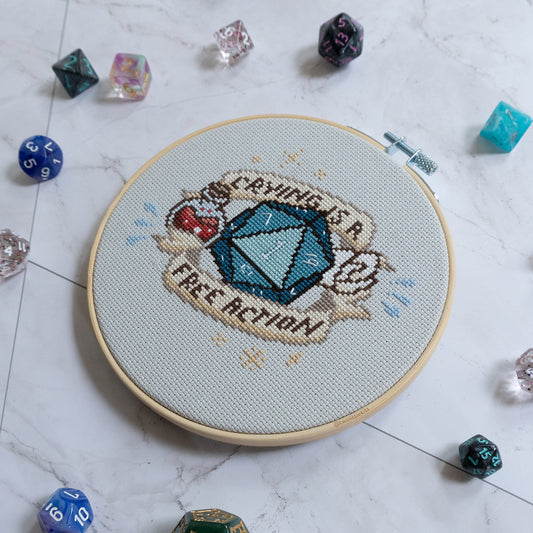 "Free Action" - Cross-Stitch Pattern