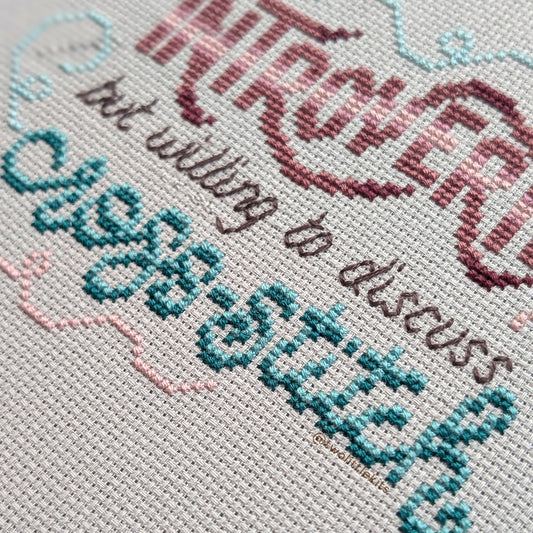 "Introverted Club" - Cross-Stitch Pattern