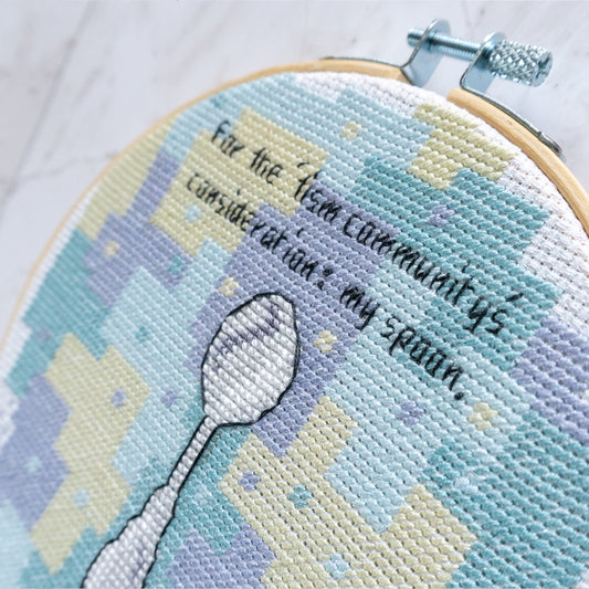 "'Tism Spoon" - Cross-Stitch Pattern