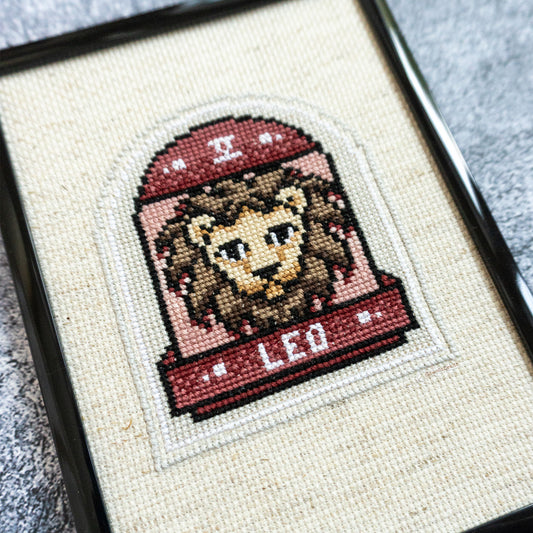 "Zodiac: Leo" Cross-Stitch Pattern