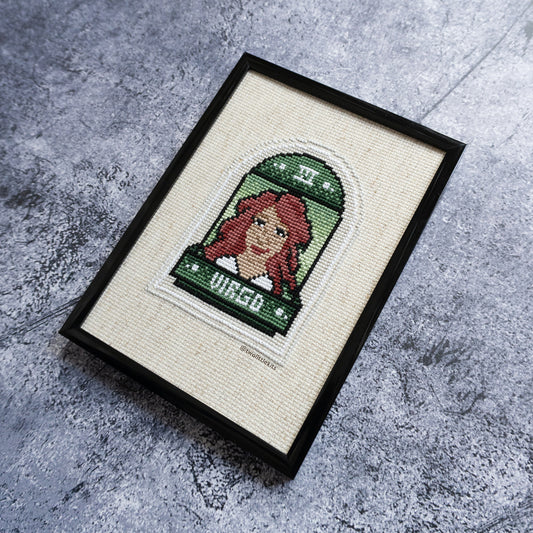 "Zodiac: Virgo" Cross-Stitch Pattern