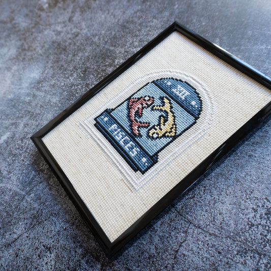 "Zodiac: Pisces" Cross-Stitch Pattern