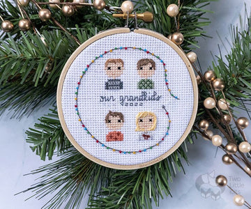 Custom Cross-stitch - Holiday Ornament