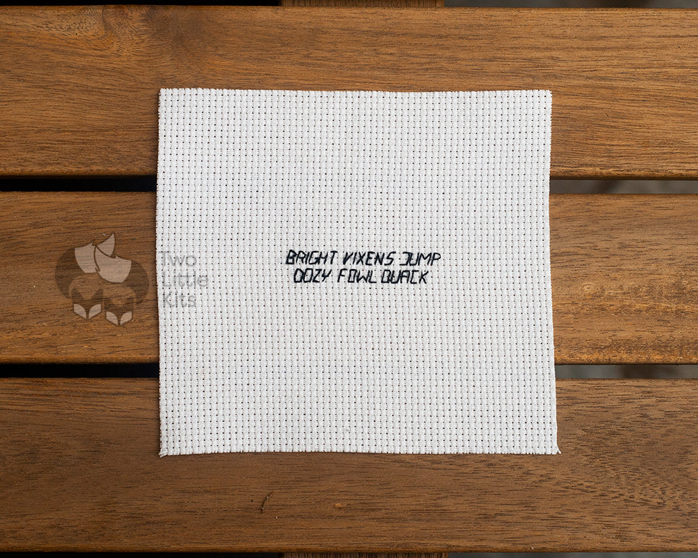 "Lena" - Cross-Stitch Font